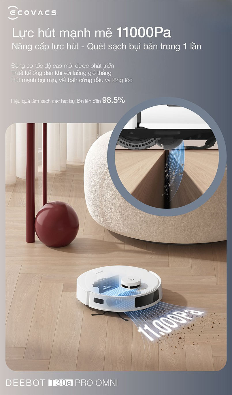 Ecovacs Deebot T30e Pro Omni